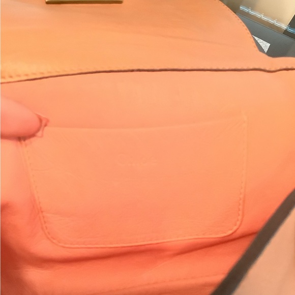 Chloe Tan Gold Crossbody Bag with Luxurious Accents - Picture 12 of 16